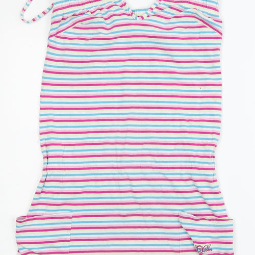 cltn Womens Pink Striped  A-Line  Size 12  - elastic chest