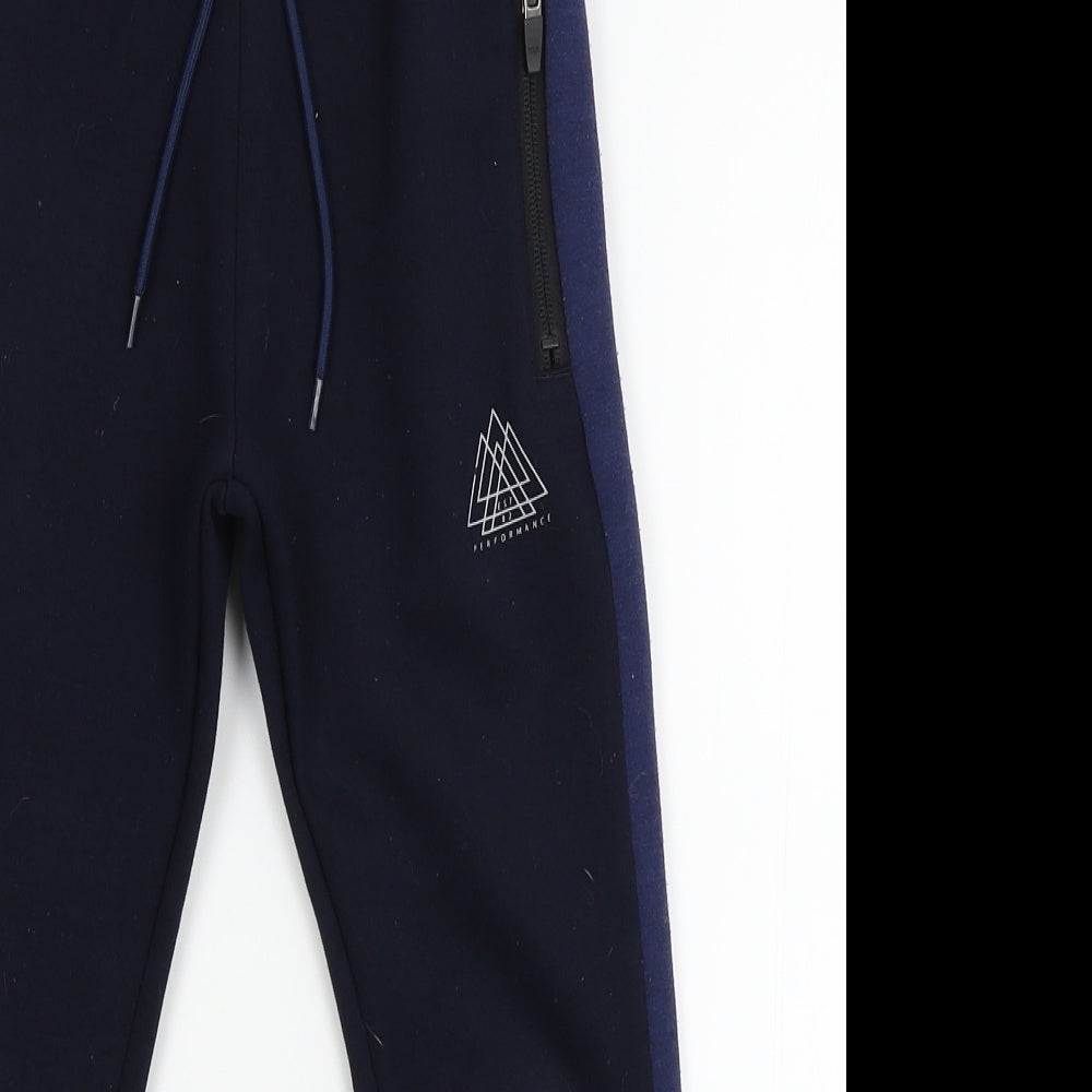 NEXT Boys Black   Jogger Trousers Size 6 Years - zipped pockets
