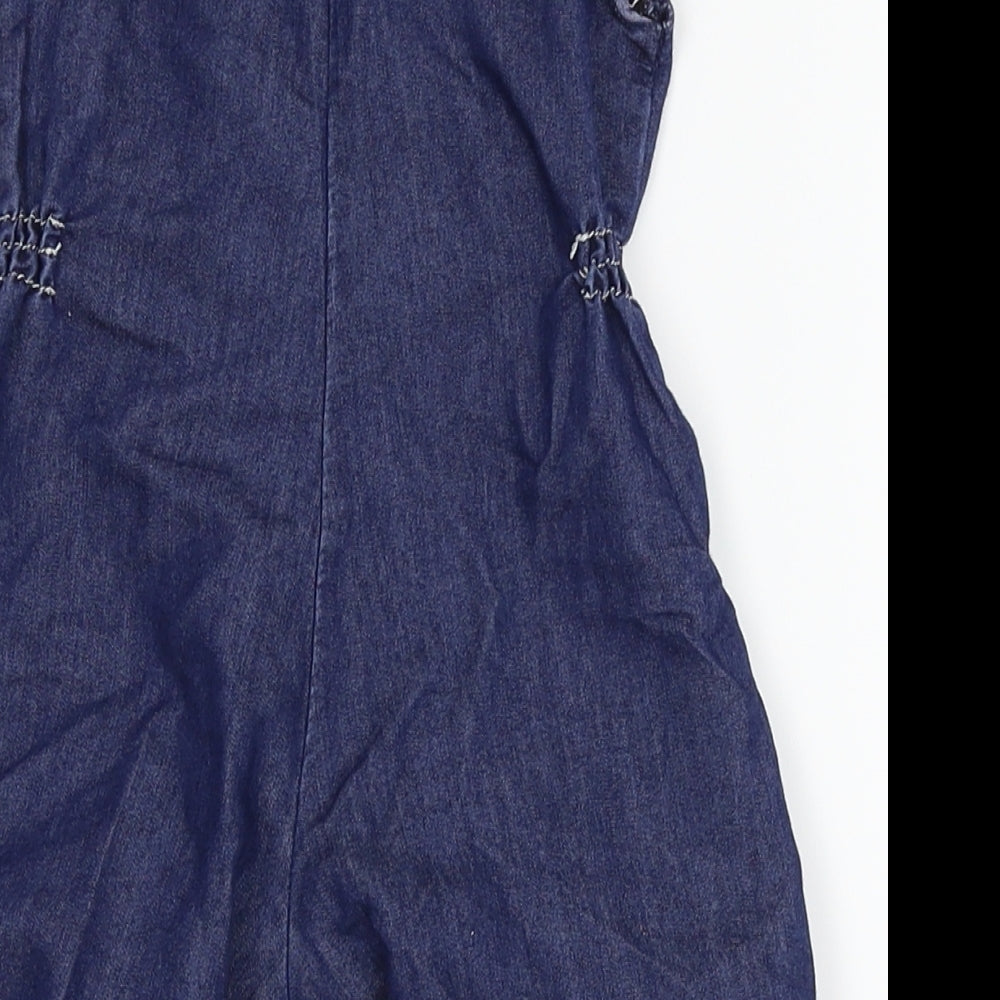 Ted Baker Baby Blue   Dungaree One-Piece Size 0-3 Months  - button and snap closure