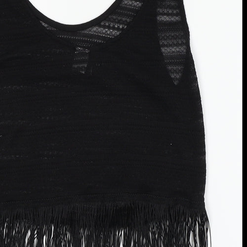 H&M Womens Black   Vest Jumper Size S
