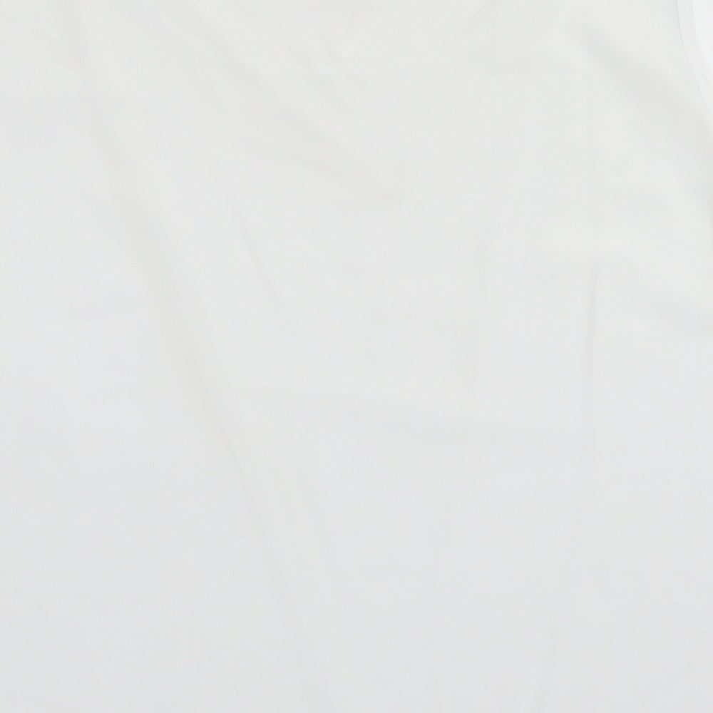 BM Womens White   Basic Tank Size 24