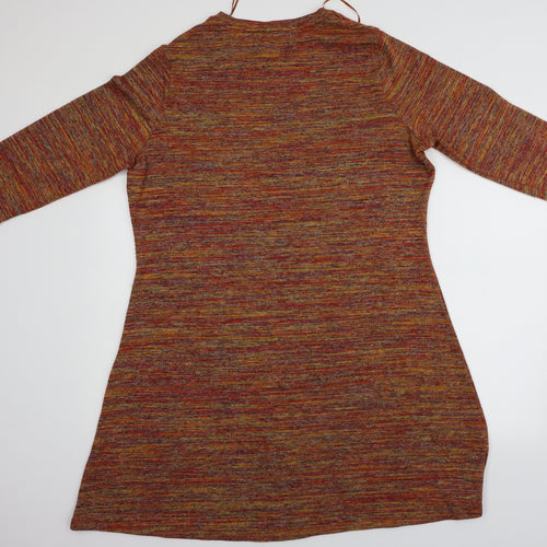 TU Womens Orange  Knit Jumper Dress  Size 20