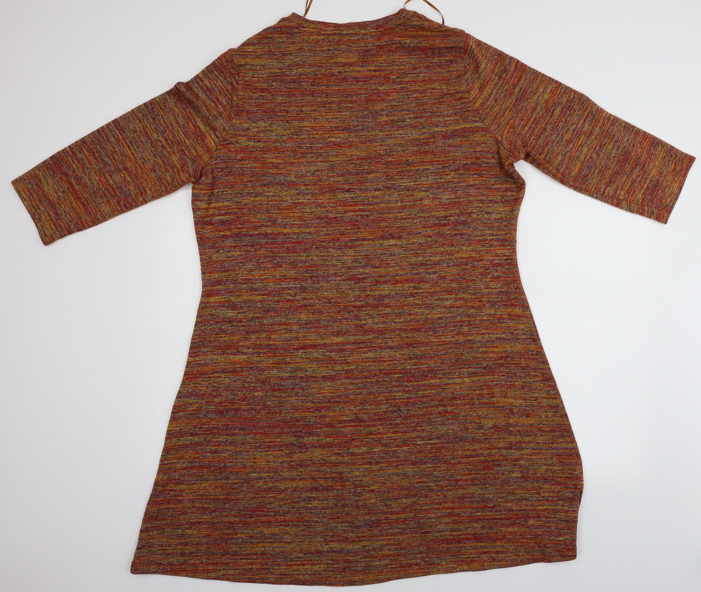 TU Womens Orange  Knit Jumper Dress  Size 20