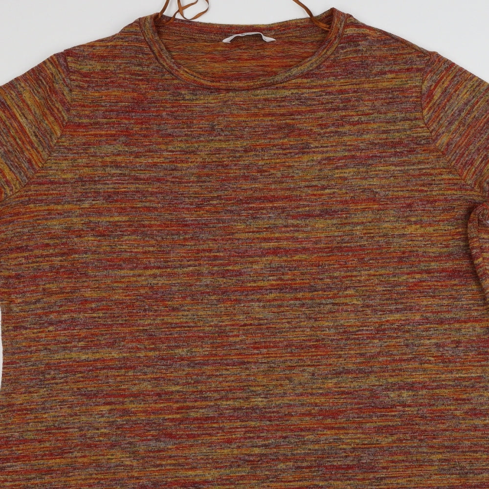 TU Womens Orange  Knit Jumper Dress  Size 20