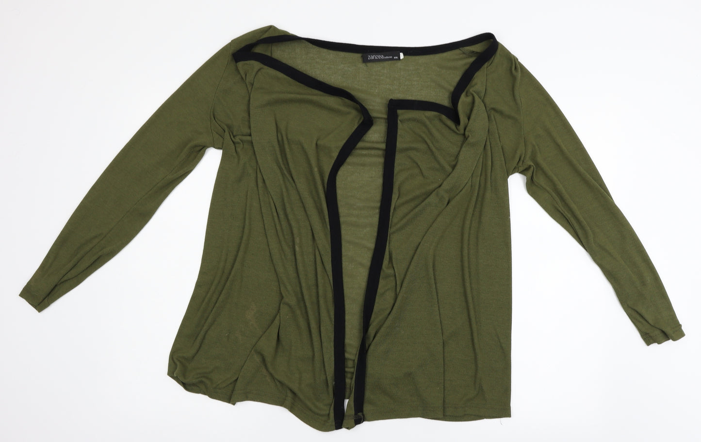 Zanzea Womens Green   Cardigan Jumper Size 2XL
