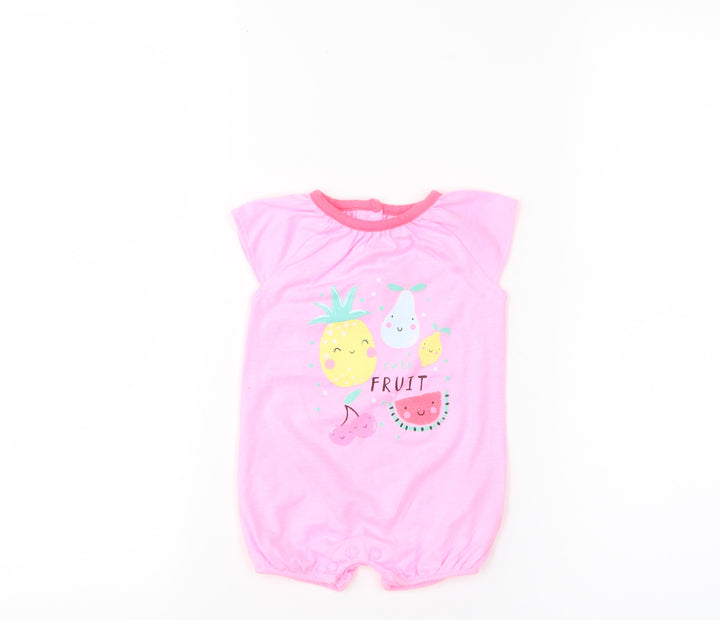 Primark Girls Pink   Coverall One-Piece Size 0-3 Months