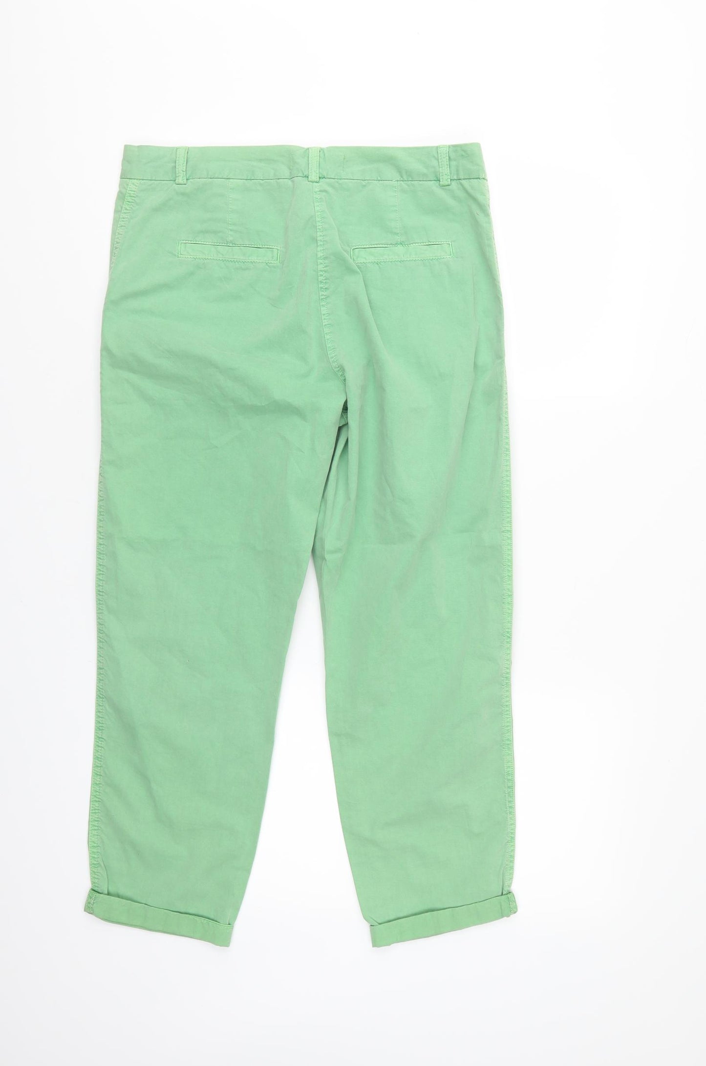 M&S Womens Green   Cropped Jeans Size 10 L25 in