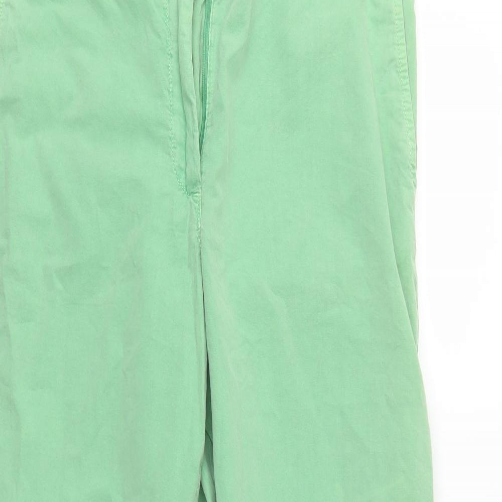 M&S Womens Green   Cropped Jeans Size 10 L25 in