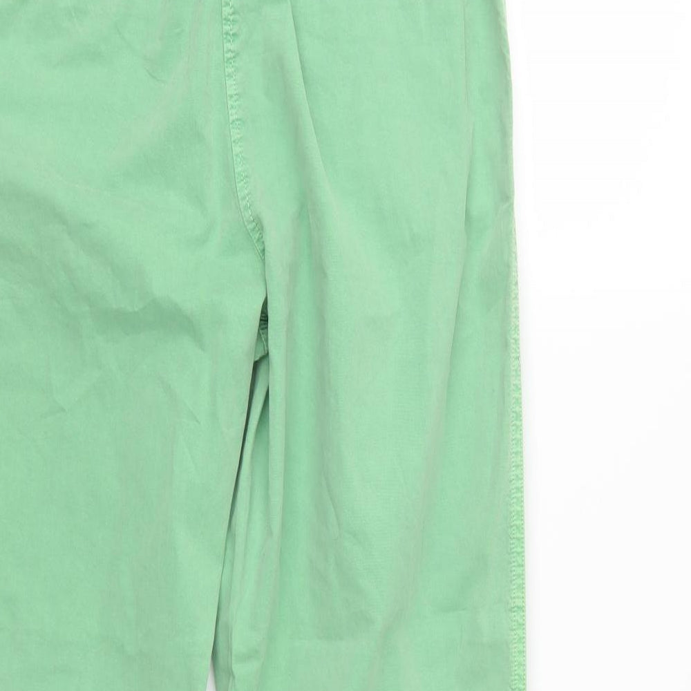 M&S Womens Green   Cropped Jeans Size 10 L25 in