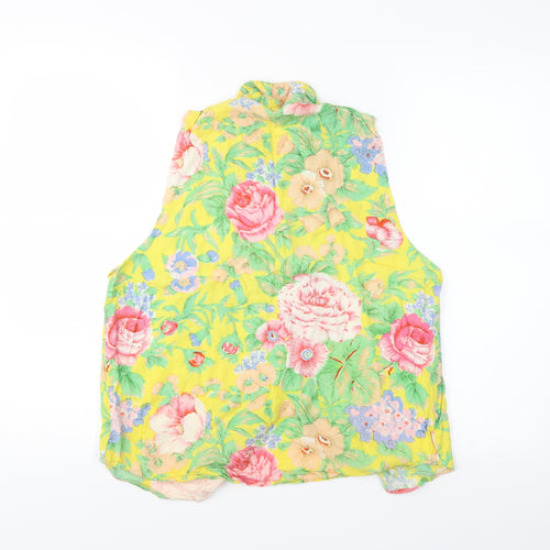 Anegadas Womens Multicoloured Floral  Basic Blouse Size L