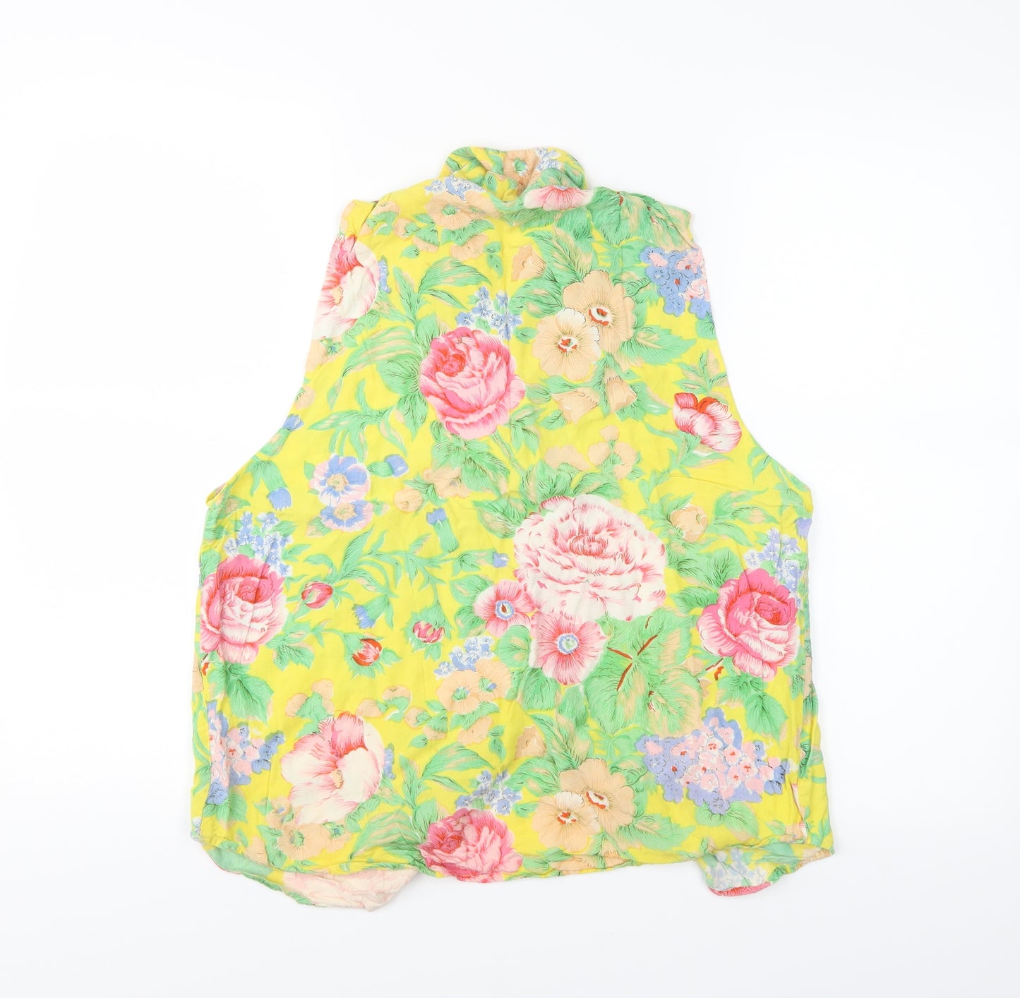 Anegadas Womens Multicoloured Floral  Basic Blouse Size L