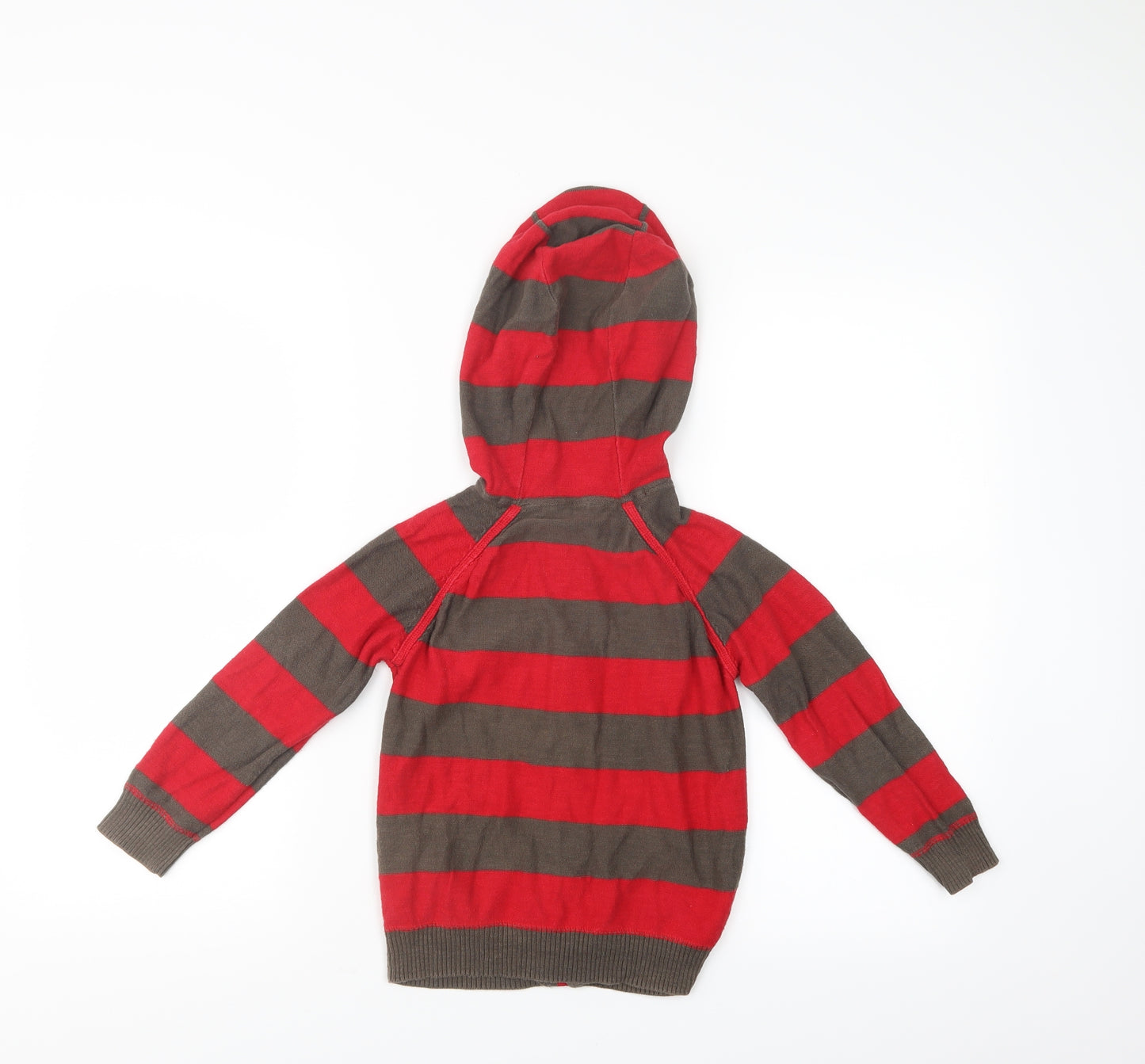 George Boys Multicoloured Striped  Full Zip Hoodie Size 4-5 Years