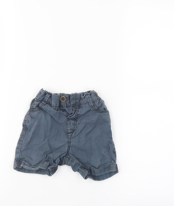 Nutmeg Boys Blue Cropped Jeans Size 12-18 Months - Shorts