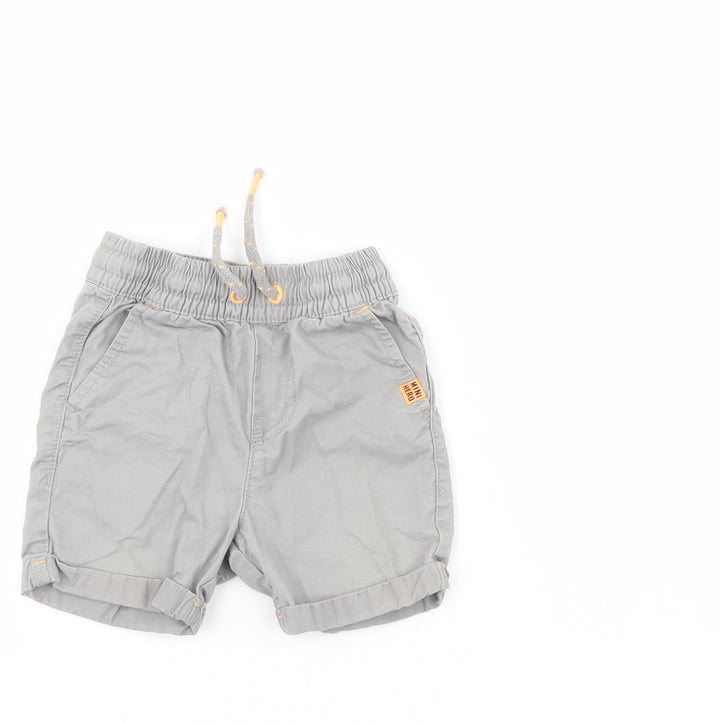 F&F Boys Grey   Cargo Trousers Size 12-18 Months