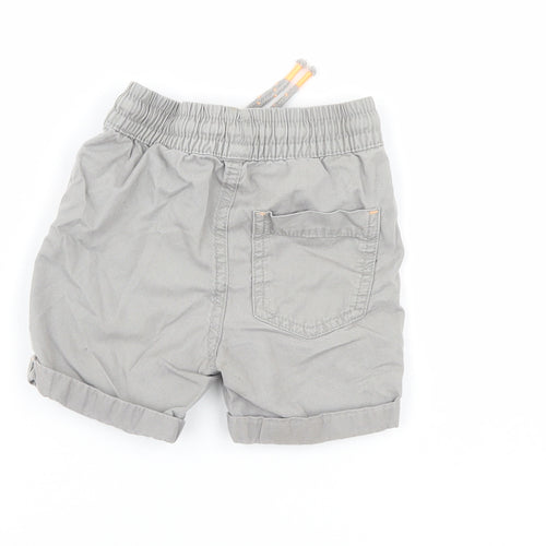 F&F Boys Grey   Cargo Trousers Size 12-18 Months