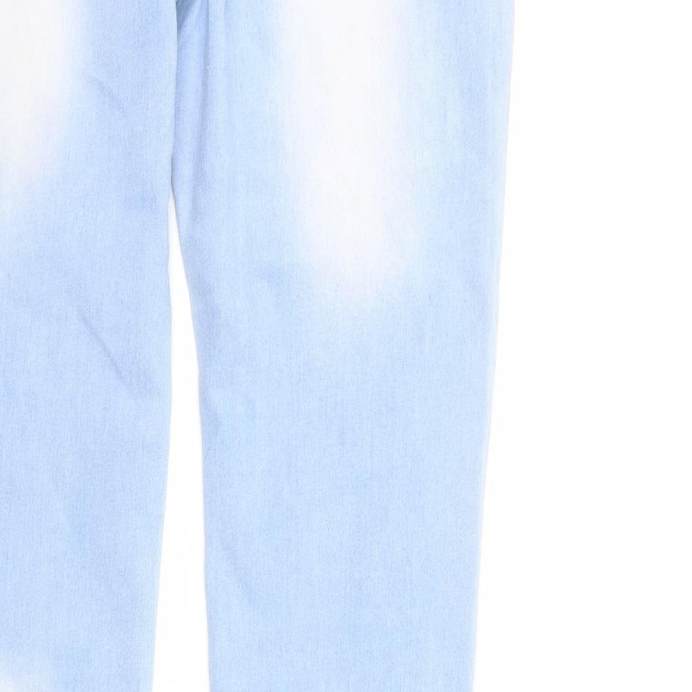 Hot Bottom Womens Blue  Denim Straight Jeans Size 14 L31 in