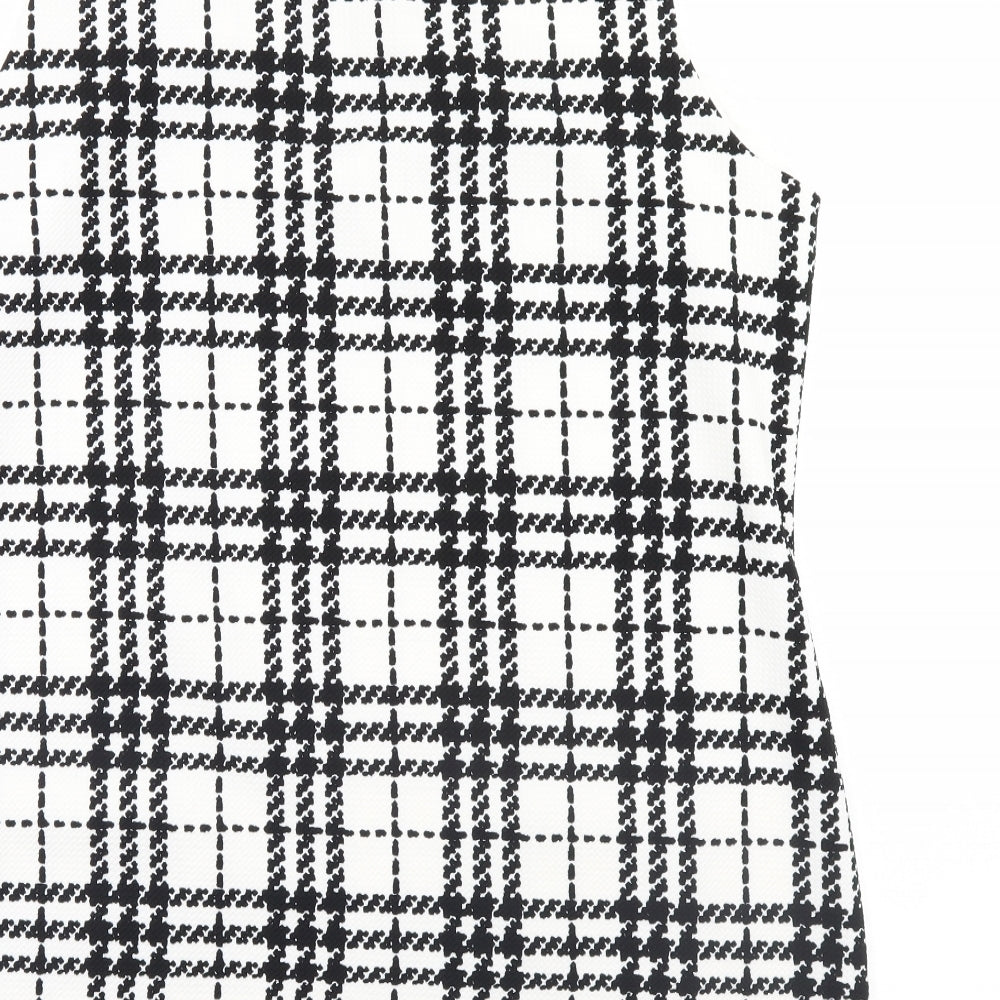 Dorothy Perkins Womens Multicoloured Check  Pinafore/Dungaree Dress  Size 20