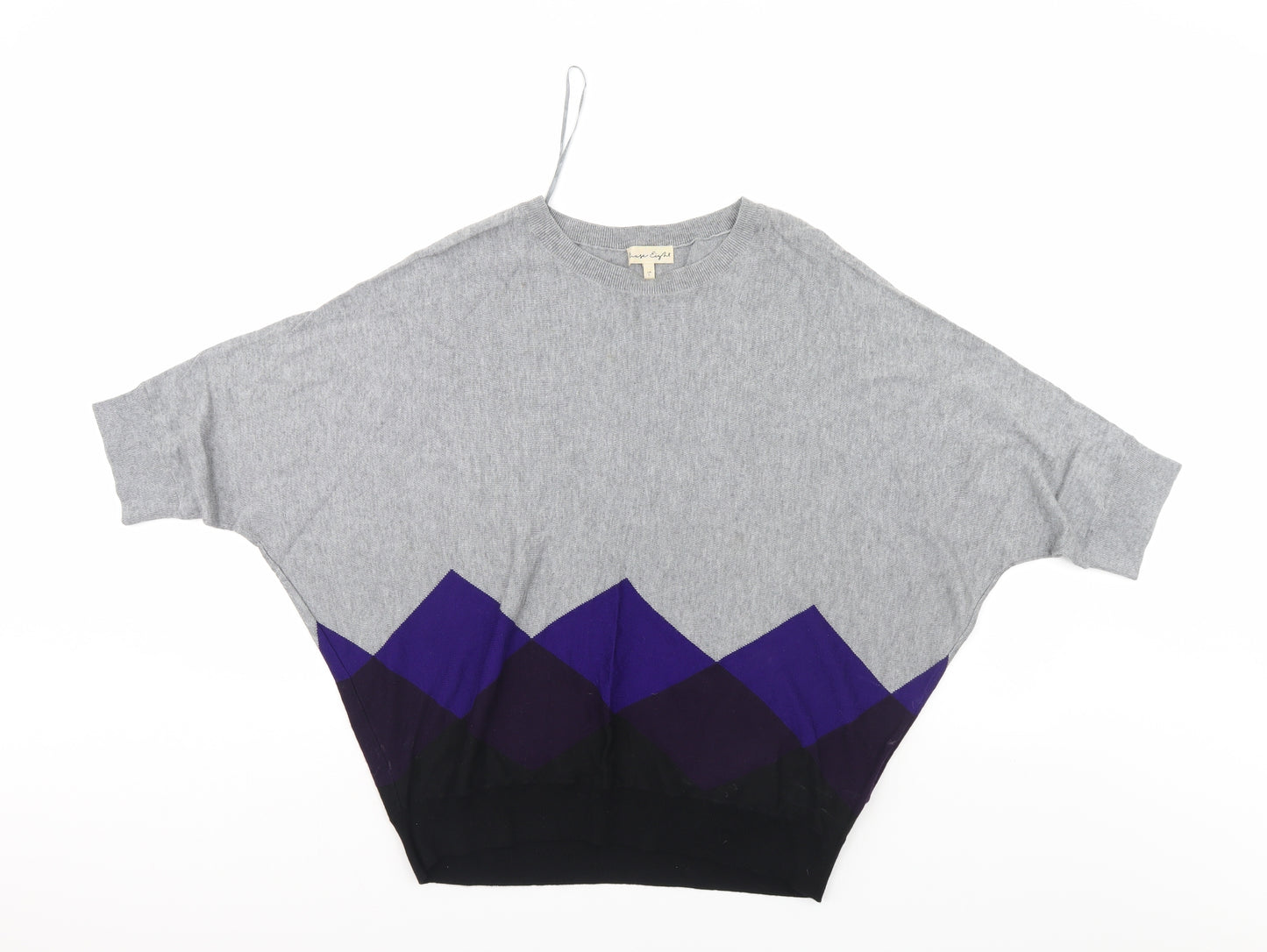 phaze 8 Womens Multicoloured   Pullover Jumper Size L  - Batwing