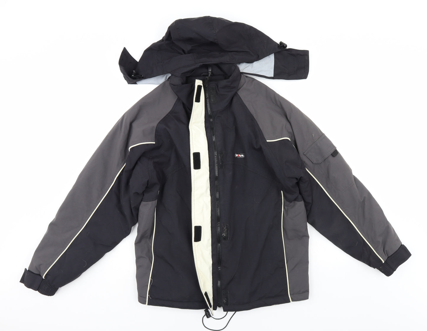 Tresspass Mens Black   Quilted Coat Size M