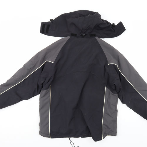 Tresspass Mens Black   Quilted Coat Size M