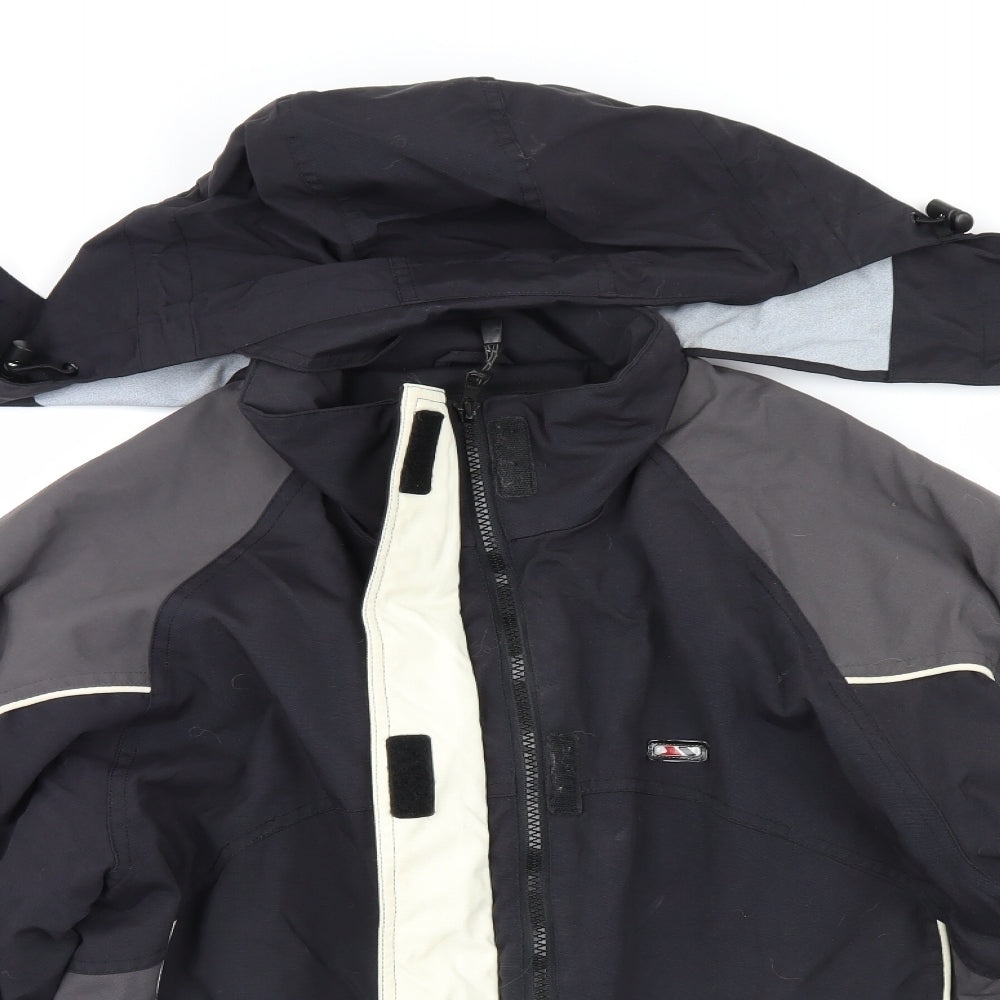 Tresspass Mens Black   Quilted Coat Size M