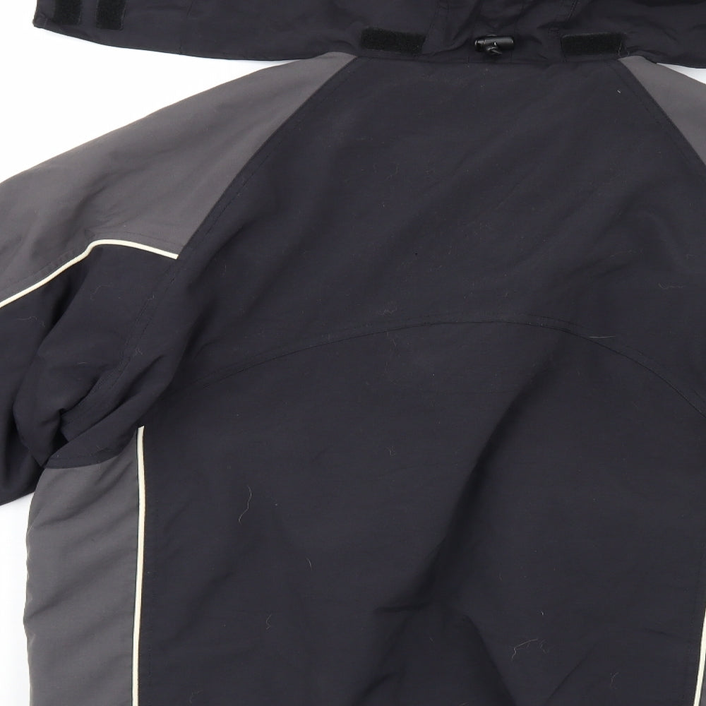 Tresspass Mens Black   Quilted Coat Size M