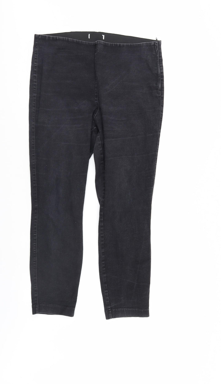 Preworn Womens Black   Jegging Jeans Size 34 in L26 in
