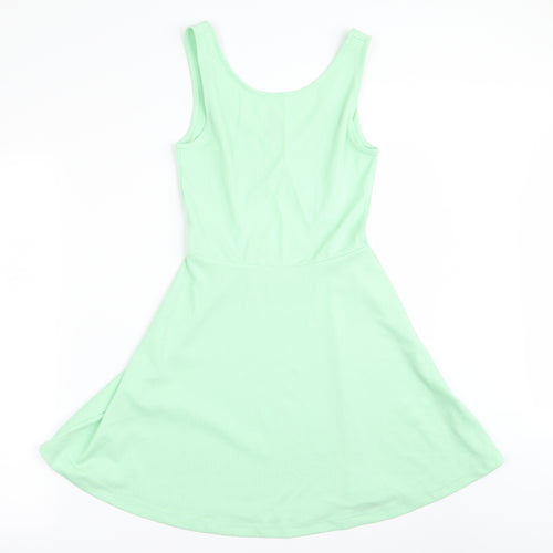 Divided Womens Green   A-Line  Size 8