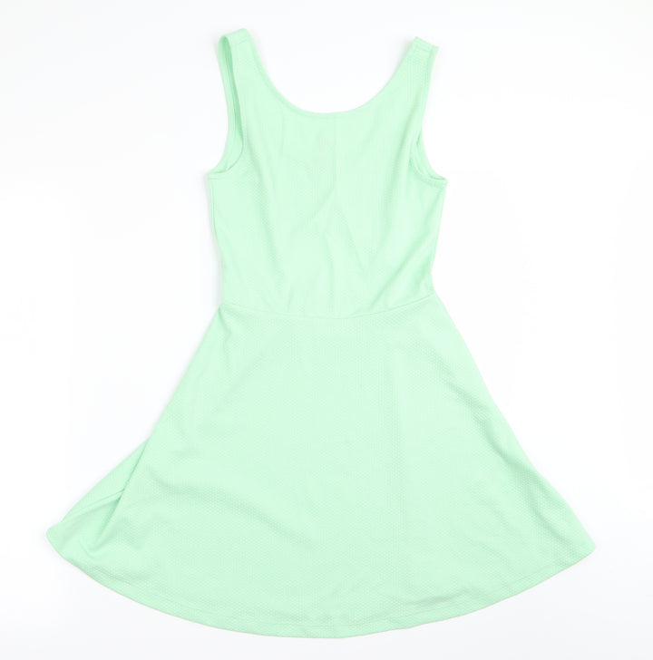 Divided Womens Green   A-Line  Size 8