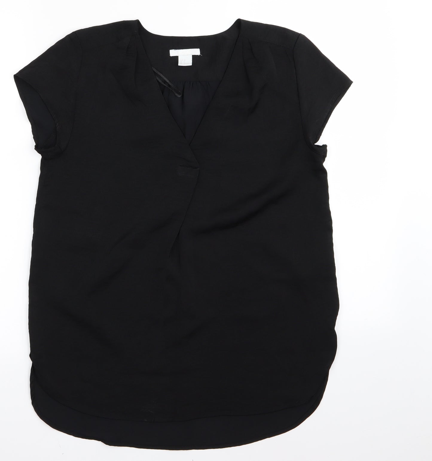 H&M Womens Black   Basic T-Shirt Size 4