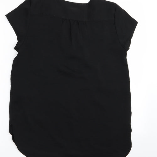 H&M Womens Black   Basic T-Shirt Size 4