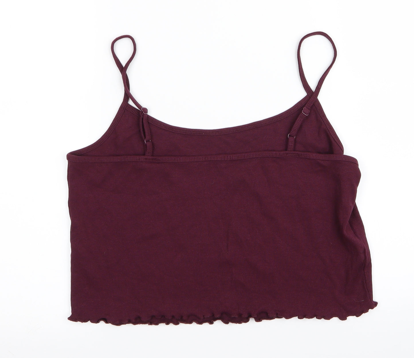 Preworn Womens Red   Cropped T-Shirt Size 20