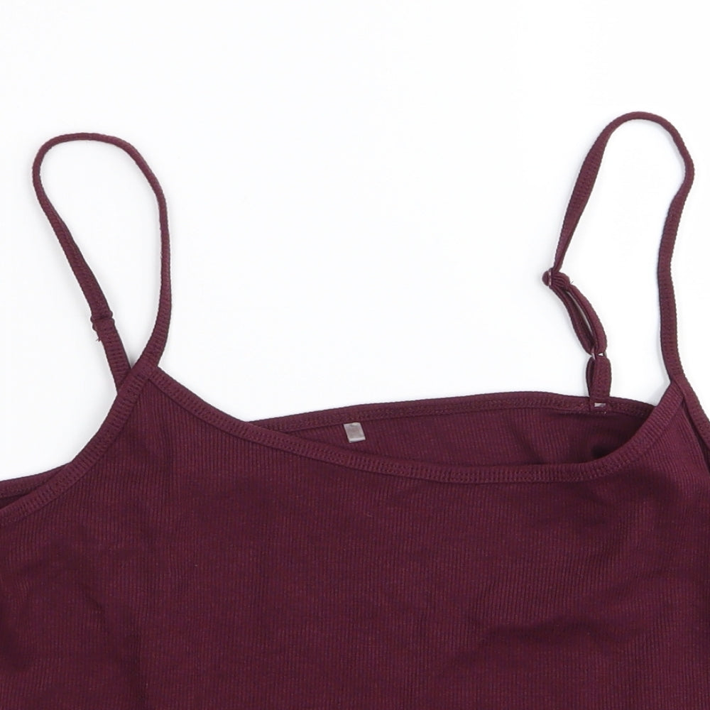 Preworn Womens Red   Cropped T-Shirt Size 20