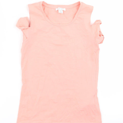Amisu Womens Pink   Basic T-Shirt Size S