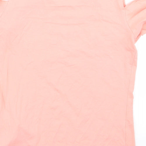 Amisu Womens Pink   Basic T-Shirt Size S