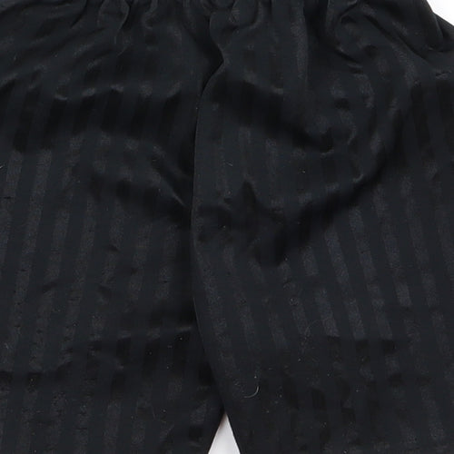 Preworn Boys Black  Ramie Sweat Shorts Size S - v