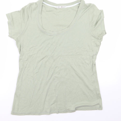 m&s Womens Green   Basic Blouse Size 16