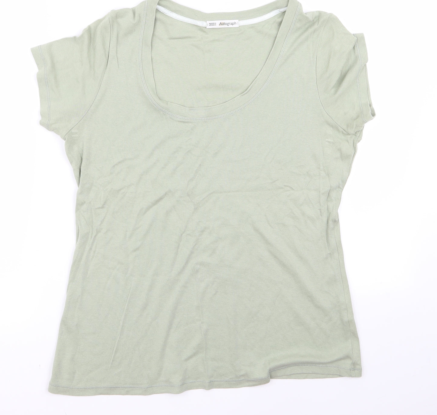 m&s Womens Green   Basic Blouse Size 16