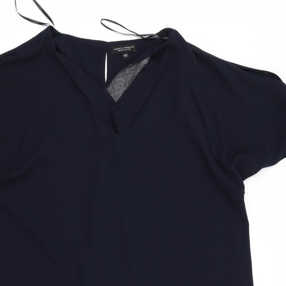 dorothy Womens Blue   Basic Blouse Size 20
