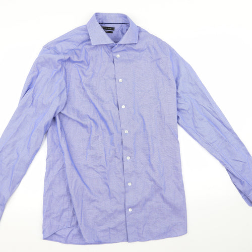Cubus Mens Blue    Button-Up Size L