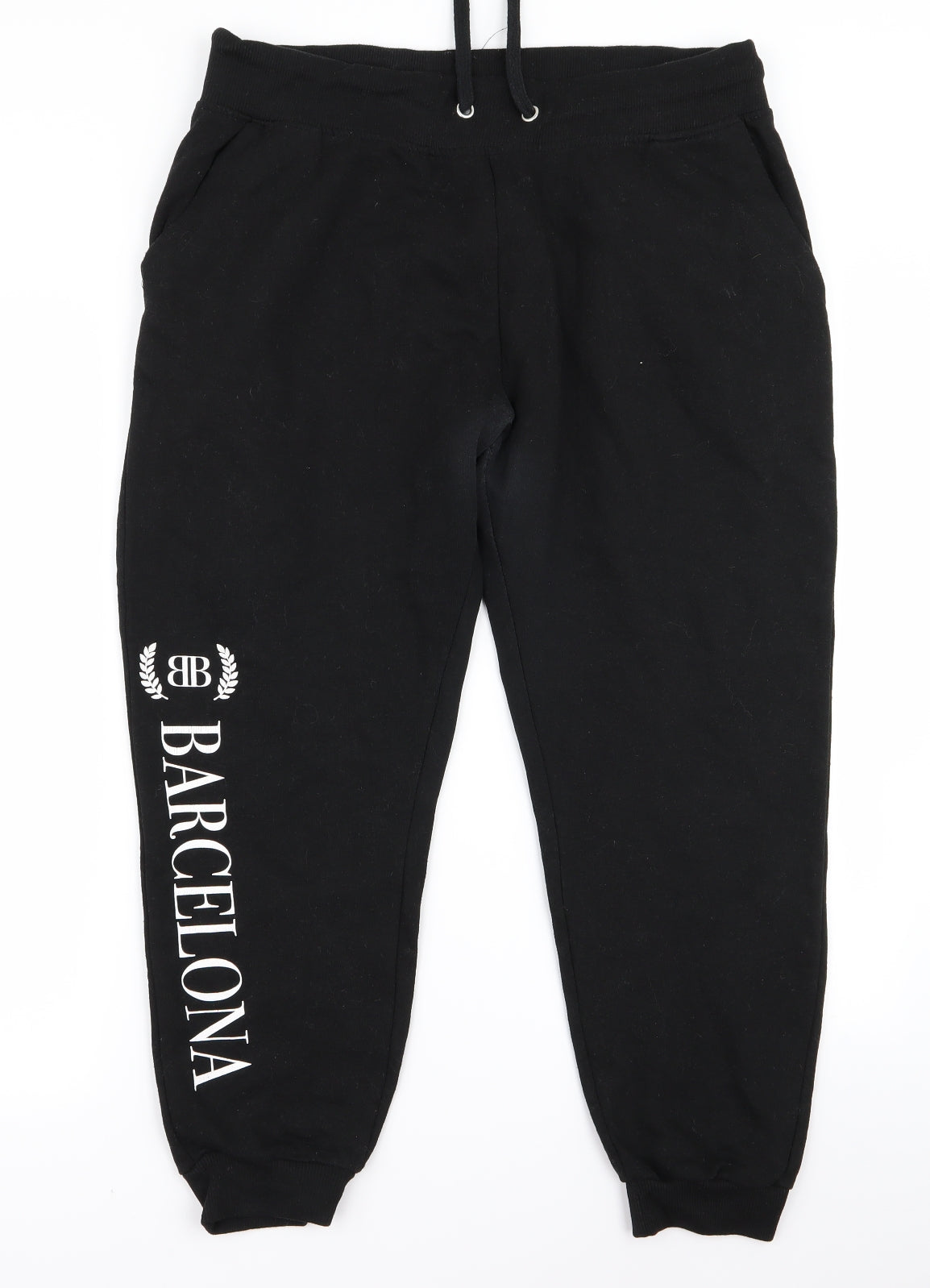 pepco Womens Black   Jogger Trousers Size L L23 in - Barcelona