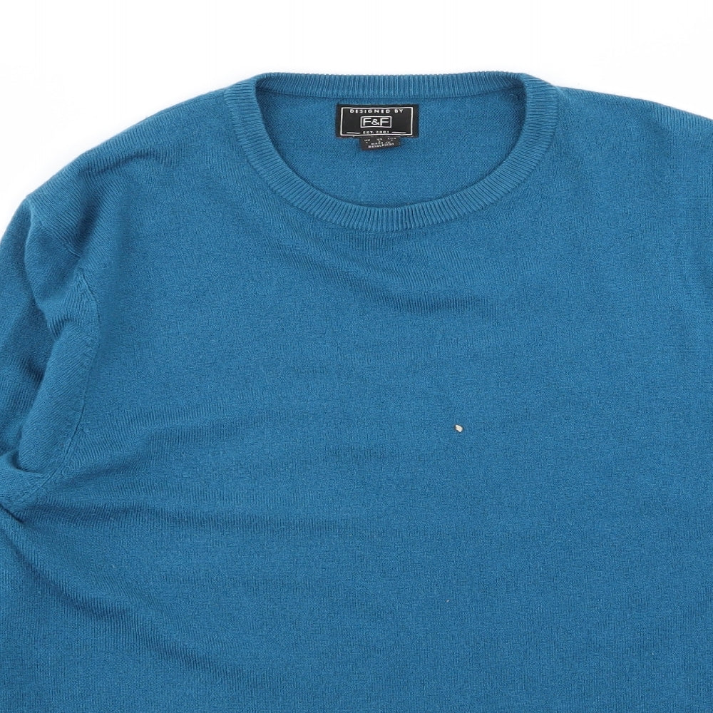 F&F Womens Blue   Pullover Jumper Size L