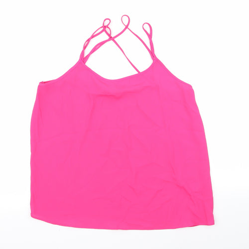 Papaya Womens Pink   Basic Blouse Size 12