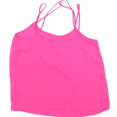 Papaya Womens Pink   Basic Blouse Size 12