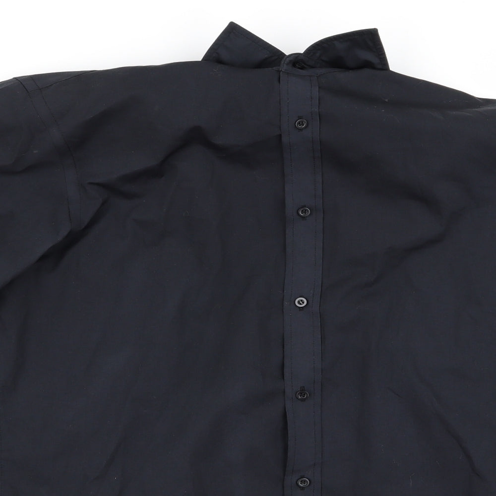 Preworn Mens Black    Dress Shirt Size 17