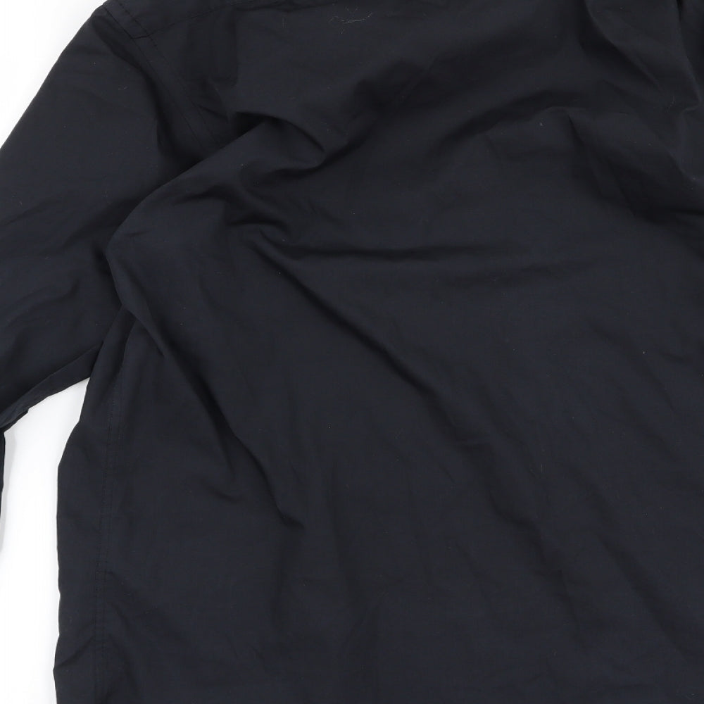 Preworn Mens Black    Dress Shirt Size 17