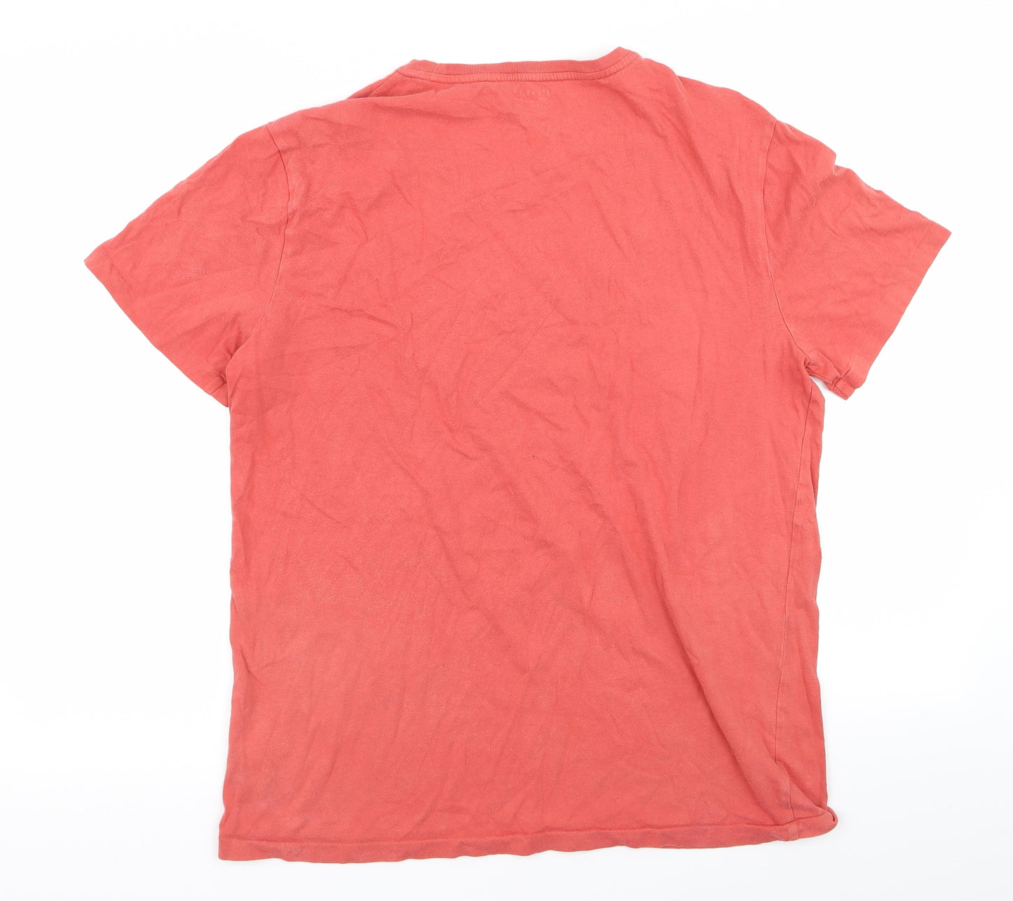 Ralph Lauren Mens Orange    T-Shirt Size L