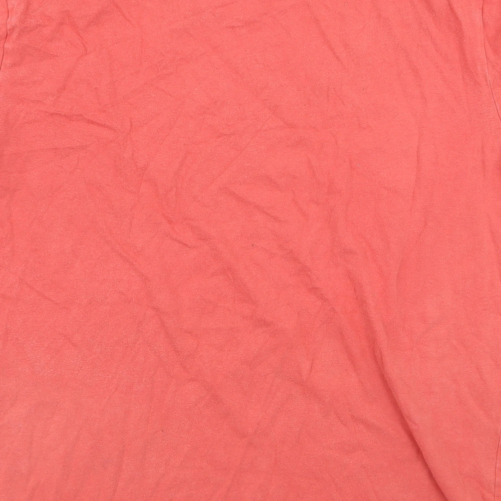 Ralph Lauren Mens Orange    T-Shirt Size L