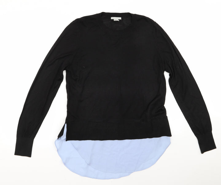H&M Womens Black Rayon Pullover Jumper Size M