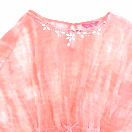 yd Girls Pink   Basic Blouse Size 8 Years